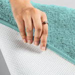 Vegas Microfiber Bath Mat (40x60 cm, Aqua) Pack of 1