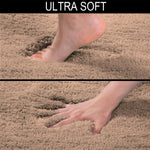 Vegas Microfiber Bath Mat (40x60 cm, Rust) Pack of 1