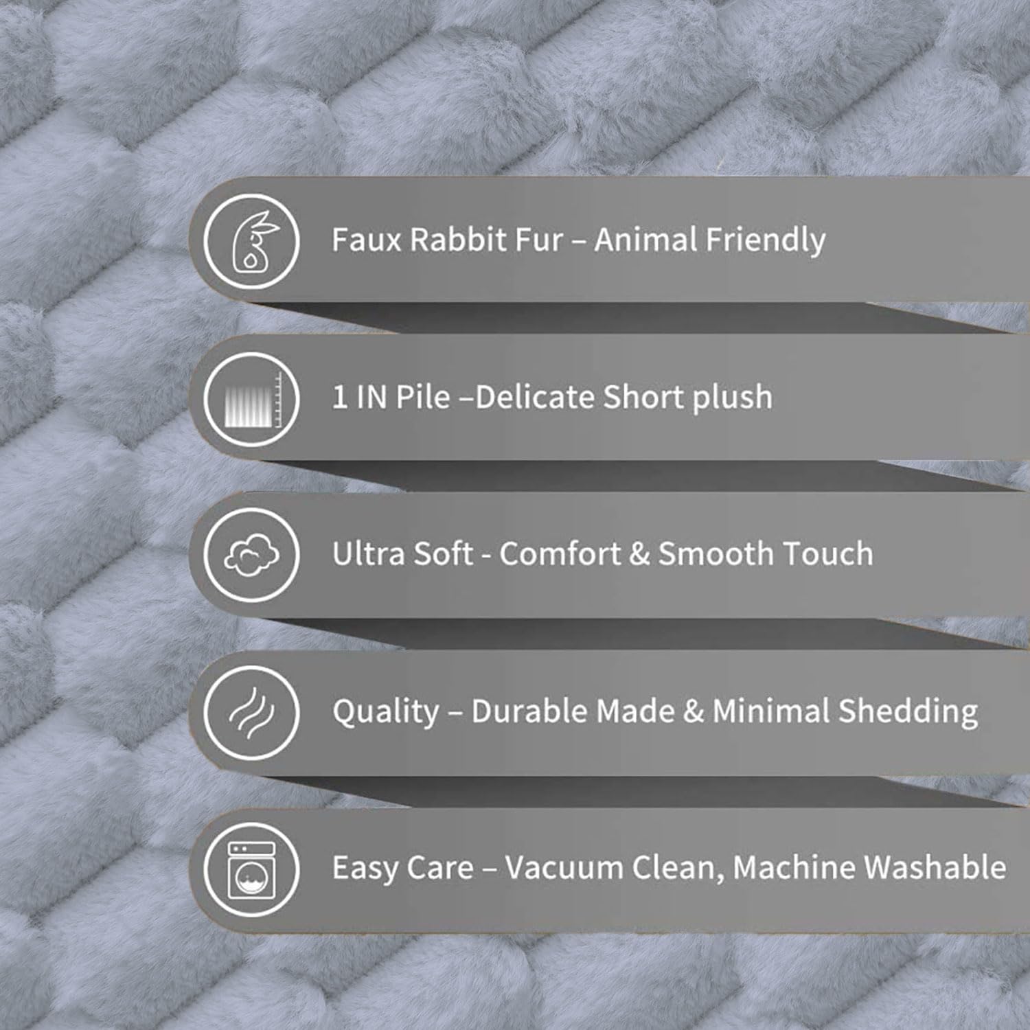 Cushion Cover Super Soft 16(Inch x 16 Inch Silver)