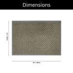 Luxe Home International PVC Vinyl Basket Design Placemat STBT001 – Heat Resistant, Wipe Clean, Anti-Skid Table Mats for Dining Table, Kitchen & Home Decor (30x45 CM Grey Set of 4)
