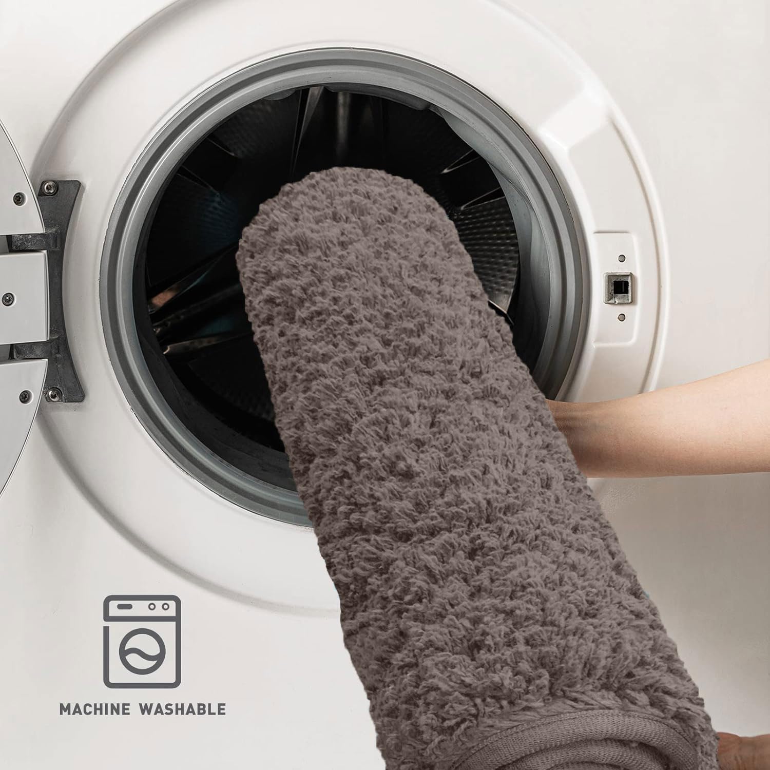 Colosseum Bath Mat 100% Cotton (40x60 cm,Coffee)