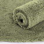 Vegas Microfiber Bath Mat (40x60 cm, Green) Pack of 2