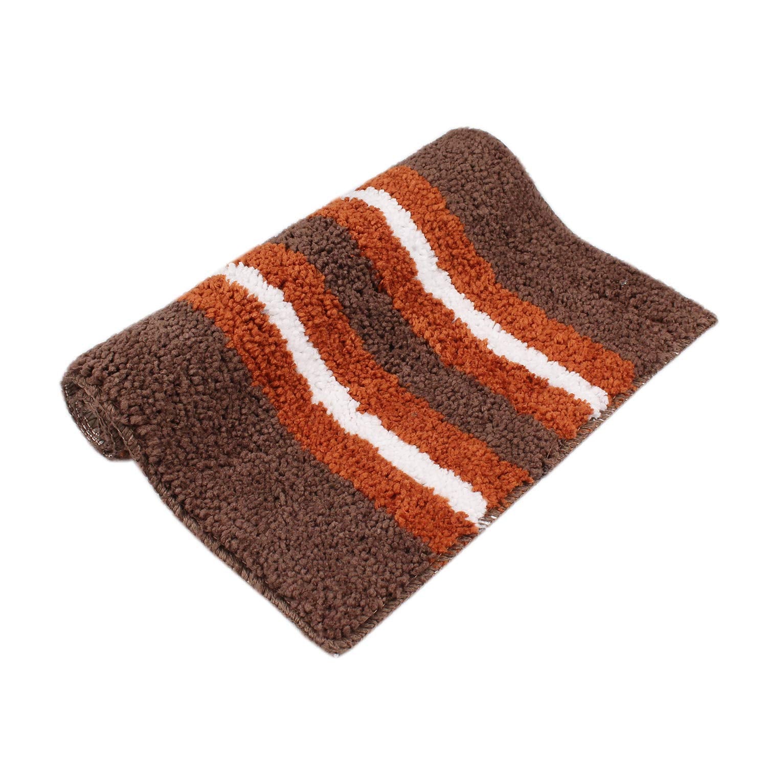 Bath Runner Microfiber 1600 GSM Pack of 2(58X140, 38x58, Terra)