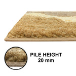 Macau Waves Bath Mat (40x60 cm,Yellow)