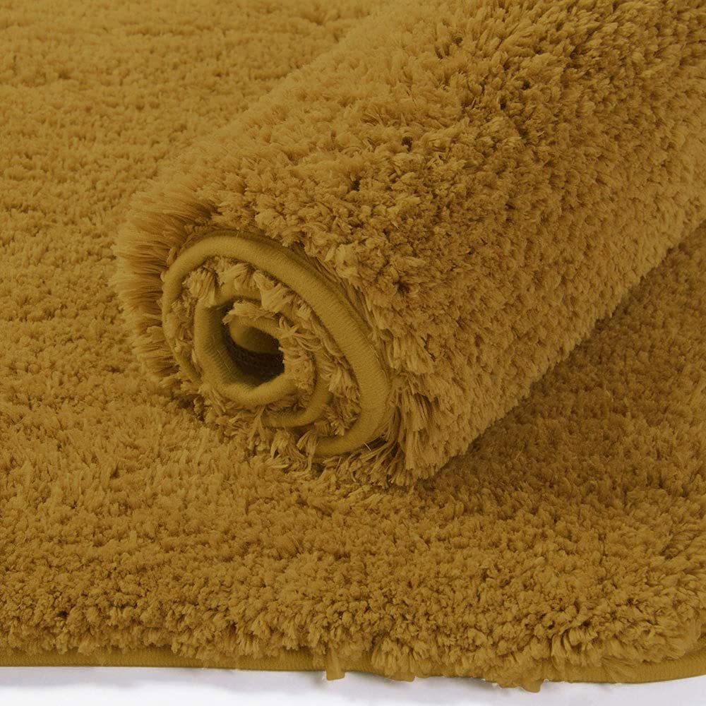 Newman Microfiber Bathmat 2500 GSM (45X75 Cm,Gold)