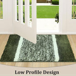 Columbia Bath Mat for Bathroom Pack of 2 (Green, 38x58 cm)