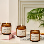 Scented Candles Set of 3 Pink