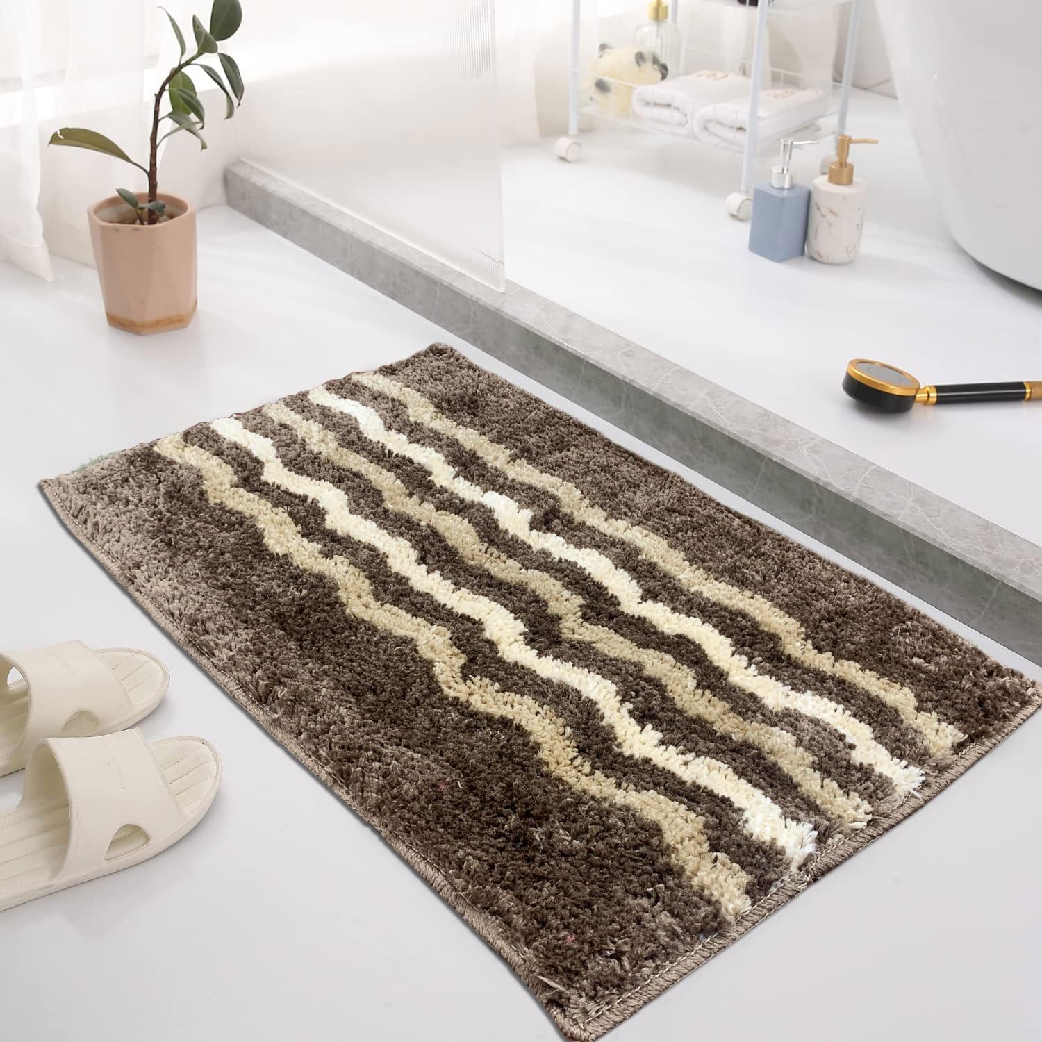 Belgium Bath Mat ( 38x58 cm, Amber )