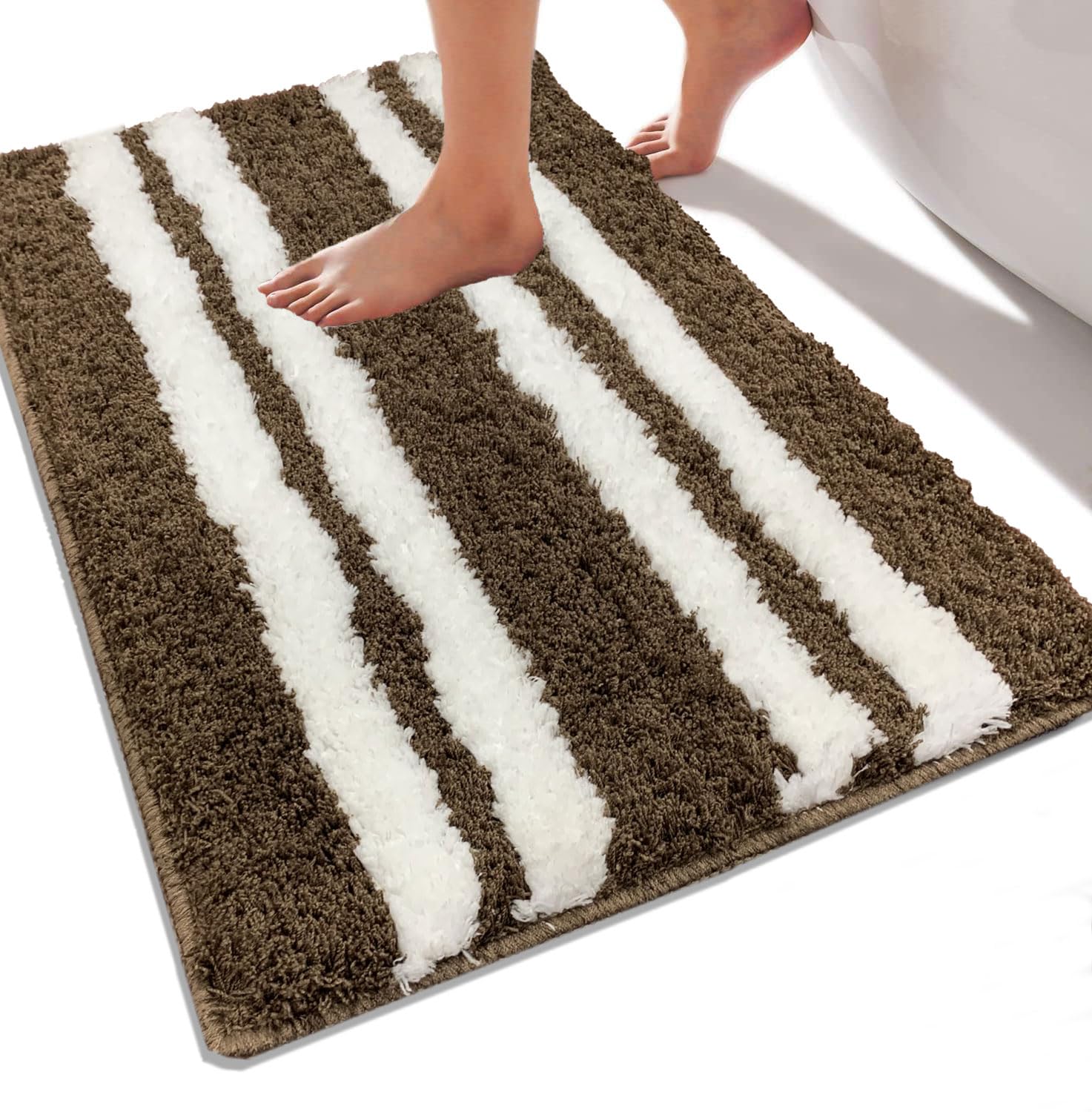 Florida Bath Mat 2000 GSM (38x58 cm, Brown)