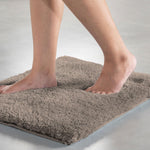 Vegas Microfiber Bath Mat (40x60 cm, Taupe) Pack of 1