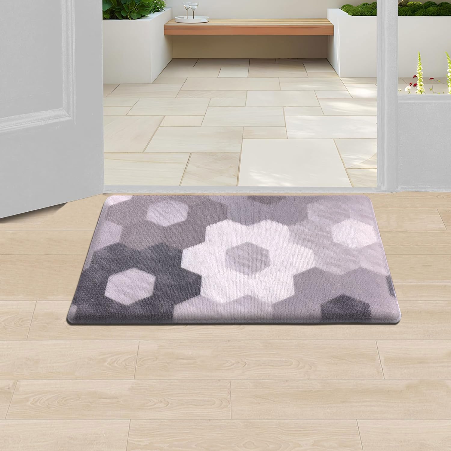 Cuba PVC Door Mats Anti Fatigue - Geometric (40x60 cm)