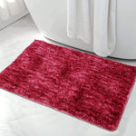Norway Mats for Bathroom 1700 GSM Microfiber(38cm x 58cm, Red )