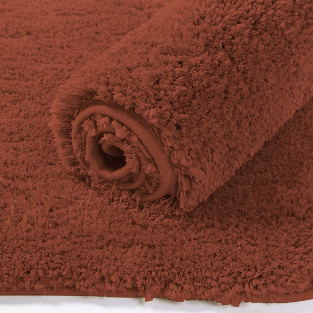 Newman Microfibre Bath mat (45X75 Cm,Rust)