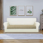 Rabbit Fur Sofa Cover 3 Seater (Gold, 68x183 cm)