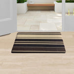 Cuba PVC Door Mats Anti Fatigue - Stripe Black (40x60 cm)