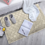 Austria Bath Mat Rabbit Fur 1000 GSM (45 x 75 Cm, Beige)