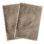 Austria Bath Mat Rabbit Fur 1000 GSM Pack of 2 (40 X 60 Cm, Taupe)