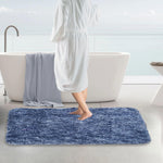 Hawaii Bath mat Anti Skid (Charcoal, 60 x 90 Cm)