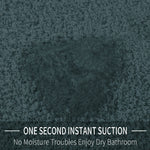 Sensuous Carpet for Bedroom (Hunter Green, 4x6 Feet)