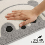 Canada Bath Mat Panda (40x60 cm, Grey)