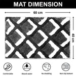 Macau Square Bath Mat (40x60 cm,Grey)