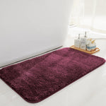 Newman Microfiber Bath Mat 2500 GSM (45x75 cm, Wine)