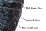Oyster Bath Mat for Bathroom (38x58 cm,Burnt Green)