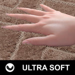 Bath Mat Classic Diamond Microfiber 2200 GSM (40x60 cm, Coffee )