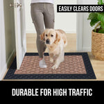 Natural Coir mat Solid Rectangular (45cm x 75cm, Beige )