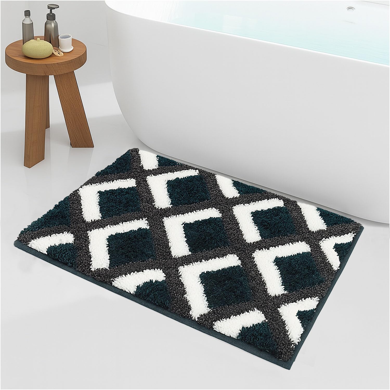 Macau Square Bath Mat (40x60 cm,Green)