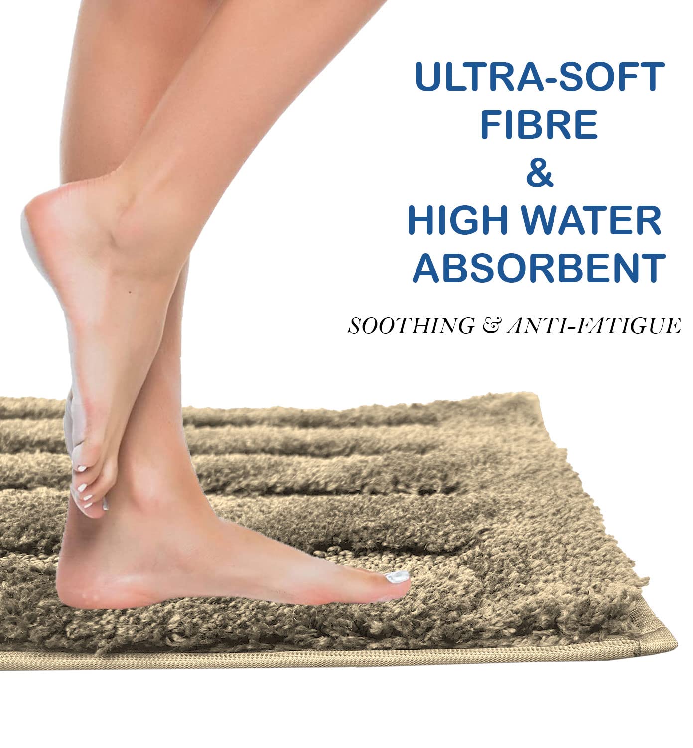 Bathmat 2500 GSM Microfiber (Anti Gold, 45cm x 75cm)
