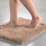 Vegas Microfiber Mats For Bathroom (45X75 Cm,Rust)