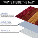Luxury Bath Mat for Bathroom (40X60 Cm ,Cherry)