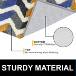 Macau ZigZag Bath Mat (40x60 cm,Yellow)