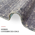 Antalia Non-Slip Carpet with Latex Backing (4x6 Feet, Slate)