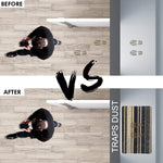 Cuba PVC Door Mats Anti Fatigue - Stripe Black (40x60 cm)