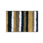 Striped Italia Bath Mat Super Sof(Anthra, 40x60 cm)