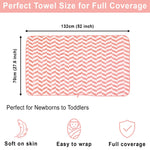 Microfibre Bath Towel for Kids Boys Girls ( 70x132cm , Pink )