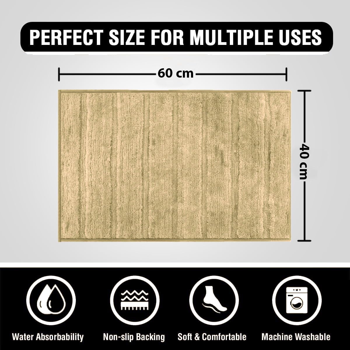 Toronto Bathmat Super Soft Microfiber (40x60 cm, Gold)