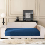 Rabbit Fur Sofa Cover 3 Seater (Teal, 68x183 cm)