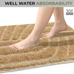 Scotland Maze Cut Bath Mat (38x58 cm, Gold)