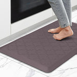 Jersey Diamond Anti-Fatigue  Kitchen Mat (45x75 cm,Coffee)