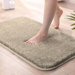 Vegas Microfiber Bath Mat (40x60 cm, Beige) Pack of 1