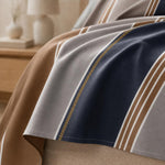 Double Bedsheet with 2 Pillow Covers 220 TC 100% Cotton Feel ( King Size Taupe 90x100inch )