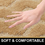 Scotland Diamond Bathmat Mat Pack Of 2 (38x58 cm, Gold)