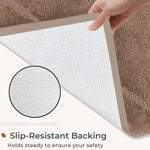 Bath Mat Classic Diamond Microfiber 2200 GSM (40x60 cm, Coffee )