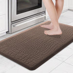 Jersey Texture Anti-Fatigue PVC Door Mat (Coffee, 45x75 cm)