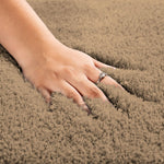 Polyester Contour Bath Mat Set (Gold , 45x 75 cm & 40x45)