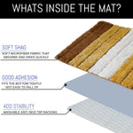 Luxury Bath Mat for Bathroom (40X60 Cm ,Tobacoo)