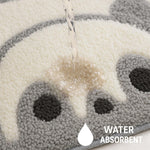 Canada Bath Mat Panda (40x60 cm, Grey)